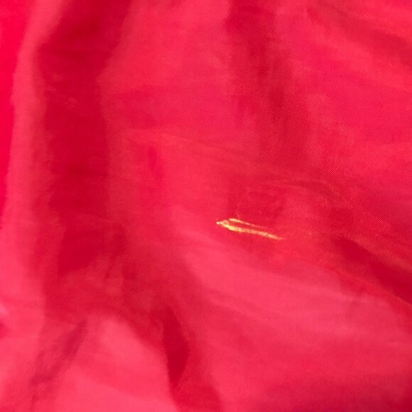 Tommy Hilfiger Jacket Women's Small Red Puffer Quilted Jacket Coat Pockets - Picture 10 of 10